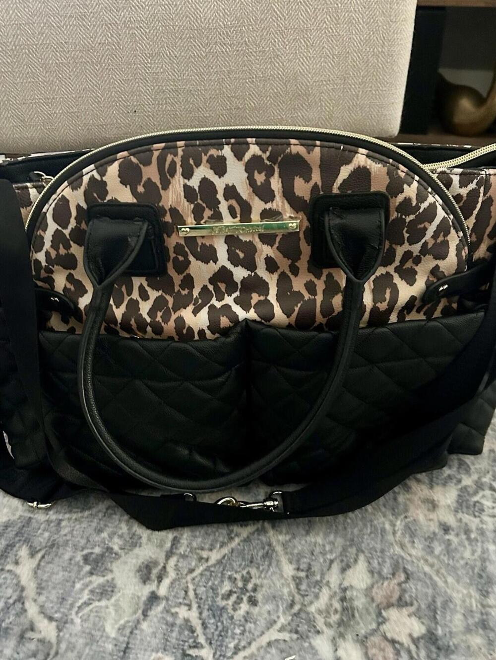 Betsey Johnson Cheetah Print Tote Bag/Overnight Bag